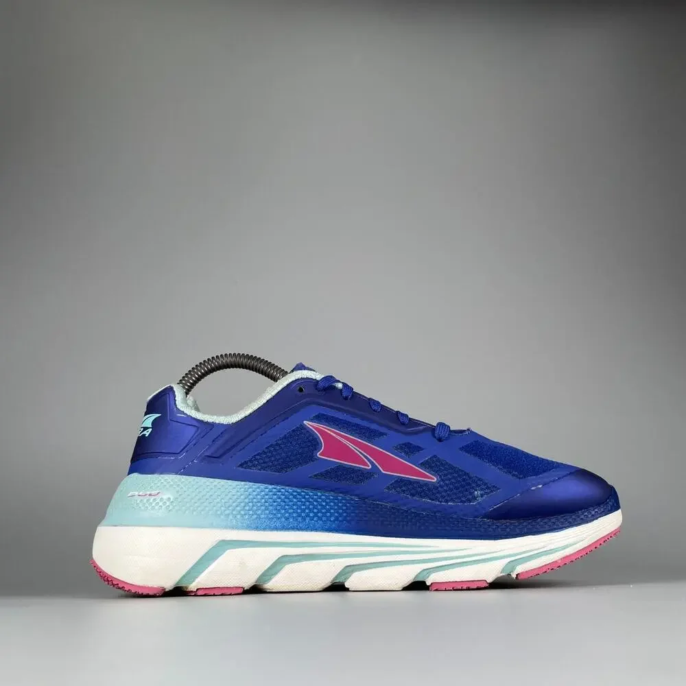 Altra Duo Women's 7 Blue Pink Running Sneakers Lace Up Low Top Shoes Casual GUC